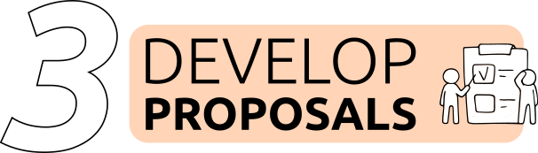 3: Develop proposals